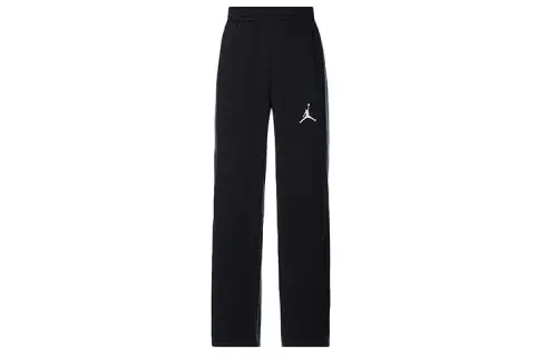 Jordan Knitted Sweatpants Men's Black Moderate Straight Fit Pants