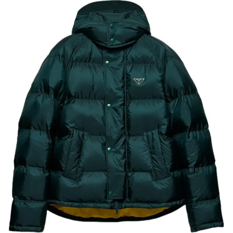 PRADA Triangle Logo Padded Puffer Jacket