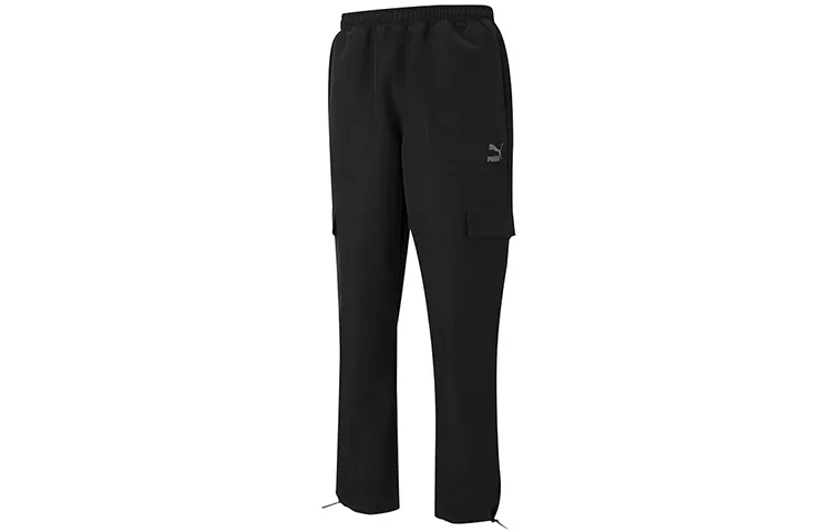 PUMA Knitted Sweatpants Men's Black