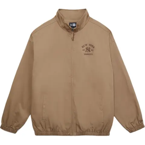 New Era Jackets Unisex Khaki Stand Collar Moderate Workwear