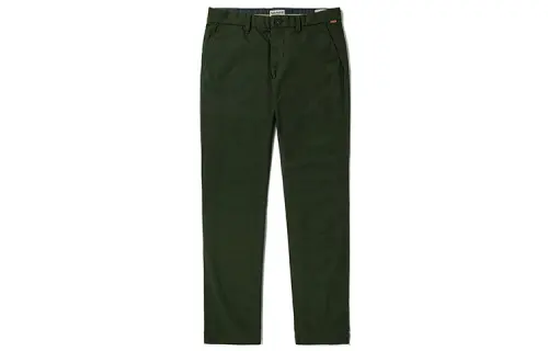Timberland Casual Pants Men's Luggage Bag Green Moderate Straight Fit Pants