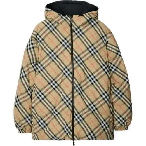 Burberry Reversible Check Nylon Puffer Jacket