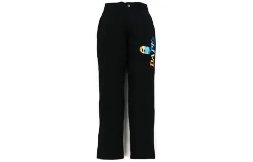 A BATHING APE Casual Pants Unisex Moderate Straight Fit Pants