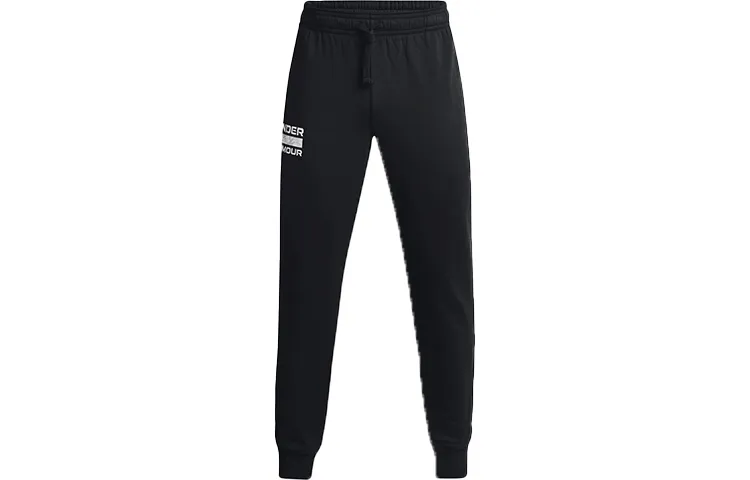 Under Armour Cuffed Pants Thickened Sweatpants Men's Black