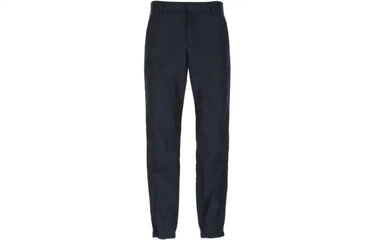 PRADA Casual Pants Men's Blue Moderate Straight Fit Pants