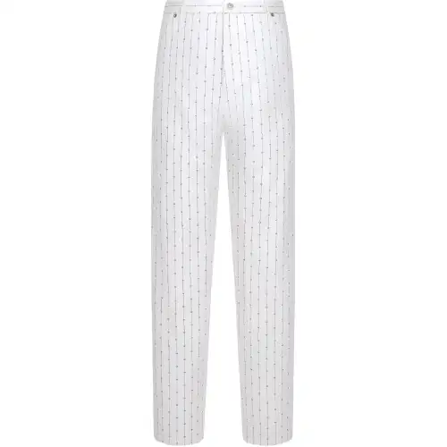 DIOR Dior Quarterly New Products SS22 Jeans Men's White