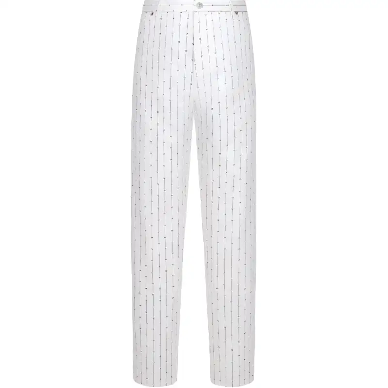 DIOR Dior Quarterly New Products SS22 Jeans Men's White