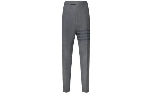 Thom Browne tonal 4-Bar flannel trousers