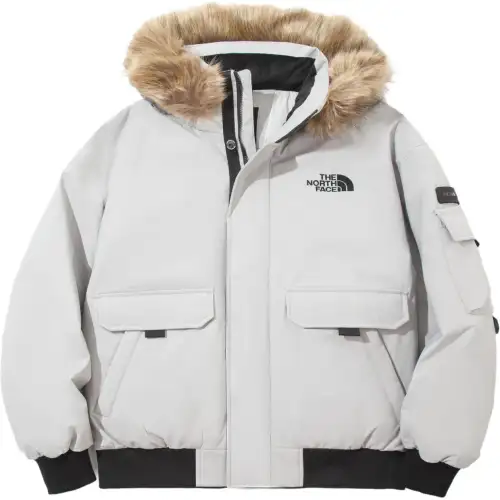 THE NORTH FACE Down Jacket Unisex Light Gray
