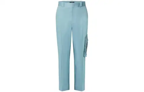 LOUIS VUITTON Cargo Pants Men's Blue