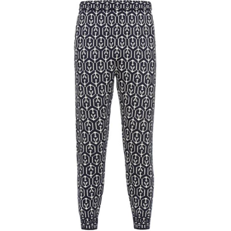 PRADA Knitted Sweatpants Men's White