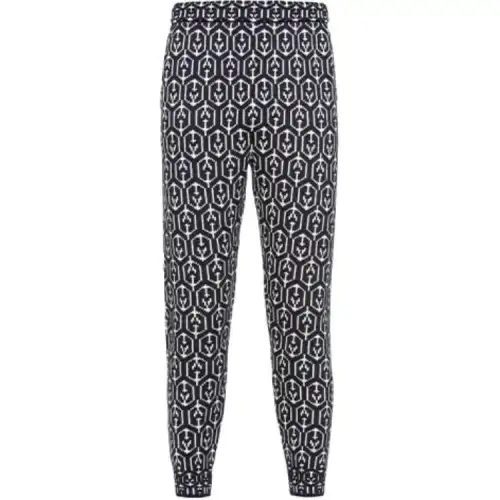 PRADA Knitted Sweatpants Men's White