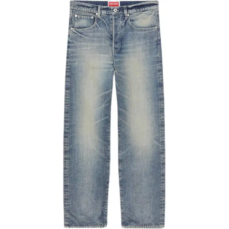 KENZO Creations Asagao Straight Fit Jeans