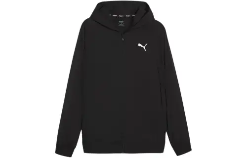 PUMA FIT Woven Full Zip Men's Jacket Jackets & Coats Men's Black