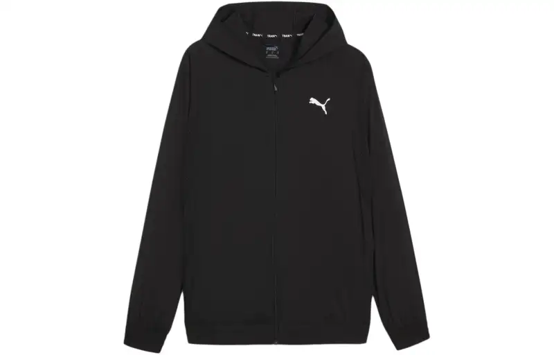 PUMA FIT Woven Full Zip Men's Jacket Jackets & Coats Men's Black