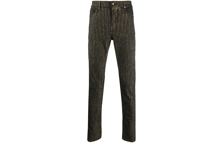 SAINT LAURENT Jeans Men's Gold Moderate