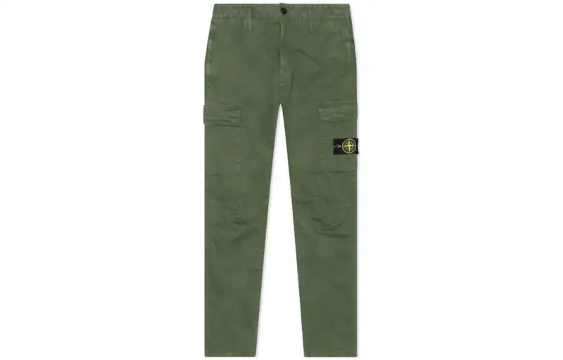 STONE ISLAND Cargo Pants Men's Green