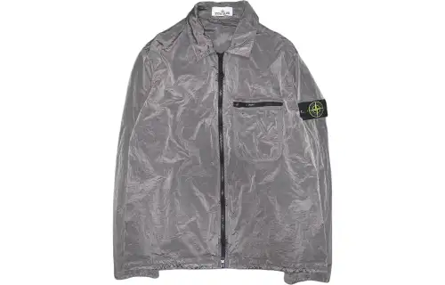STONE ISLAND Zip-up Shirt Jacket