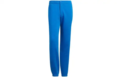 Adidas Originals Knitted Sweatpants Unisex Blue Moderate Cuffed Pants