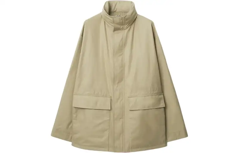 Burberry EKD-Embroidered High-Neck Jacket