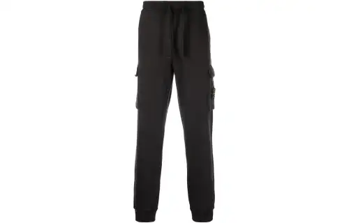 STONE ISLAND Logo patch Track Pants