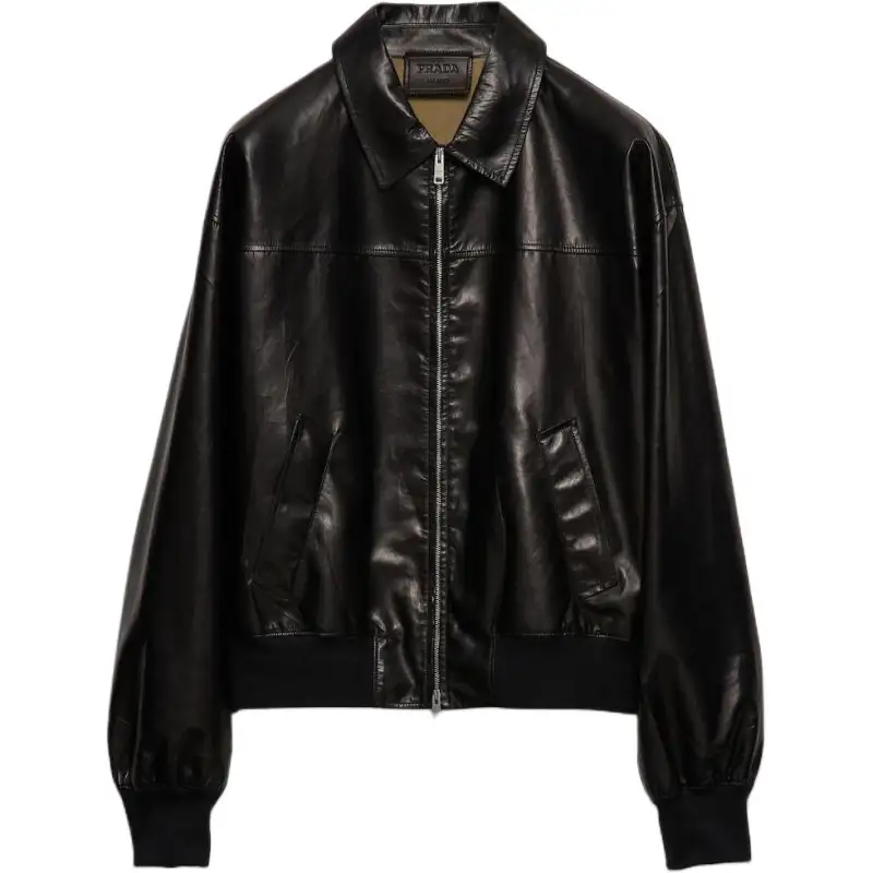 PRADA Leather Bomber Jacket