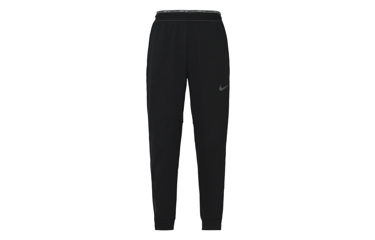 Nike NP TF Thermal Sphere Fleece Lined Thermal Elastic Cuff Long Socks Knitted Sweatpants Men's Black