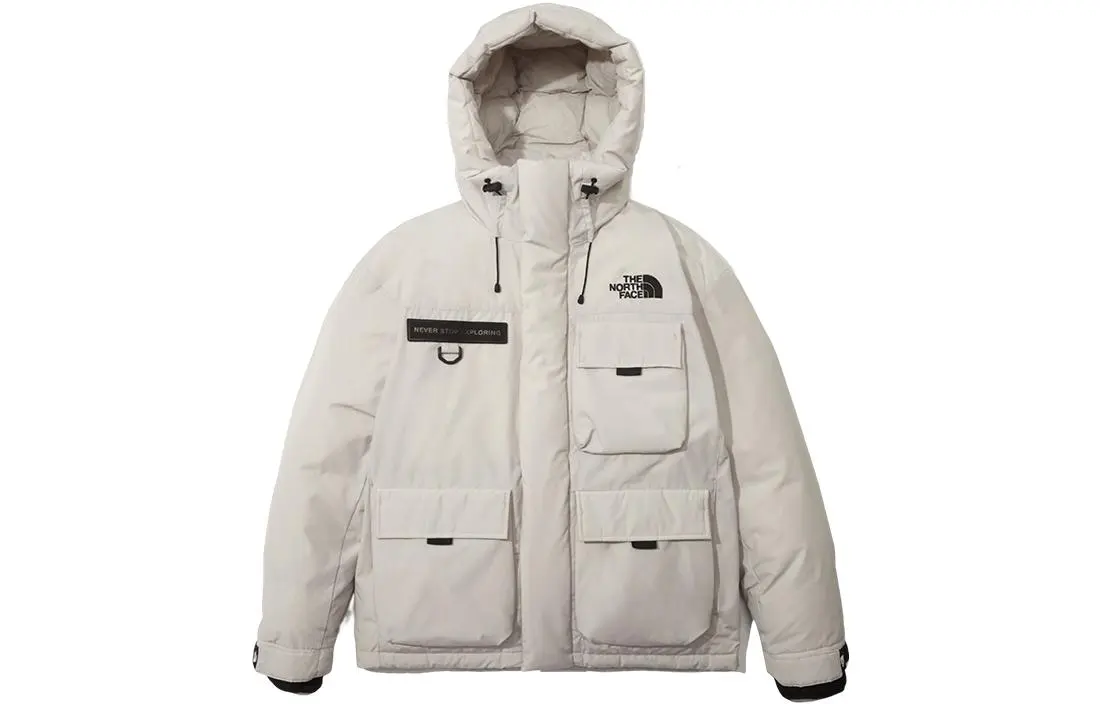 THE NORTH FACE Down Jacket Winter Unisex White Sand