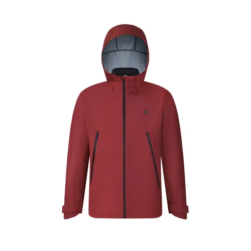 FILA Jackets Men's Rusty Red Hooded Moderate Other