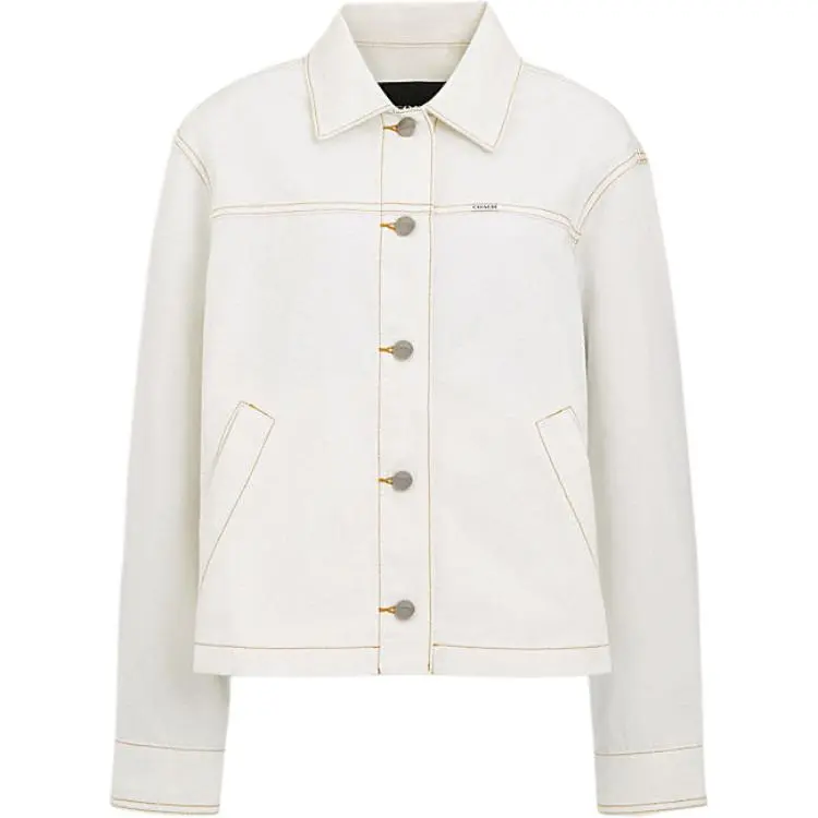 COACH SS24 Jackets & Coats Men's Gray White