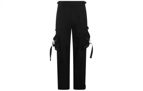 OFF-WHITE straight-leg cargo trousers