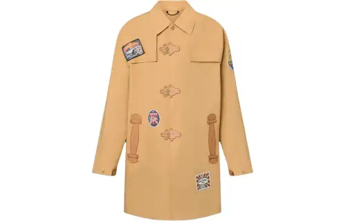 LOUIS VUITTON x Tyler Collaboration SS24 Trench Coat Men's Camel