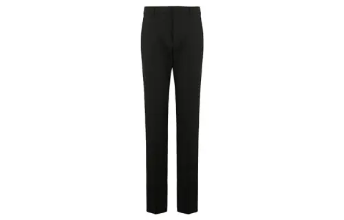 PRADA Casual Pants Men's Black Thin Straight Fit Pants