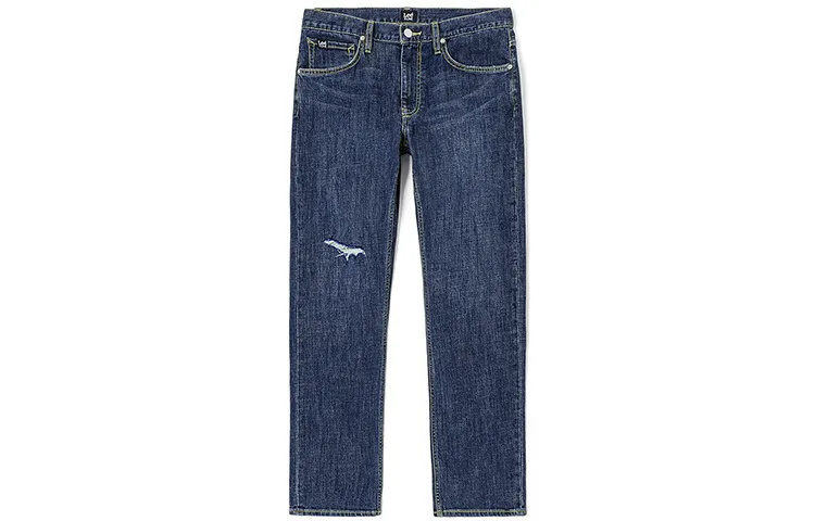 Lee Xline Jeans Men's Medium Dark Blue Moderate Straight Fit Pants