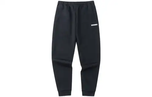 Anta Comprehensive Training Collection Sports Lifestyle Collection Knitted Sweatpants Men's Black