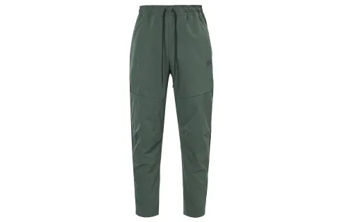 Nike Knitted Sweatpants Men's Green Moderate Straight Fit Pants