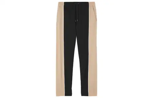Burberry Contrast Stripe Wool Track Pants