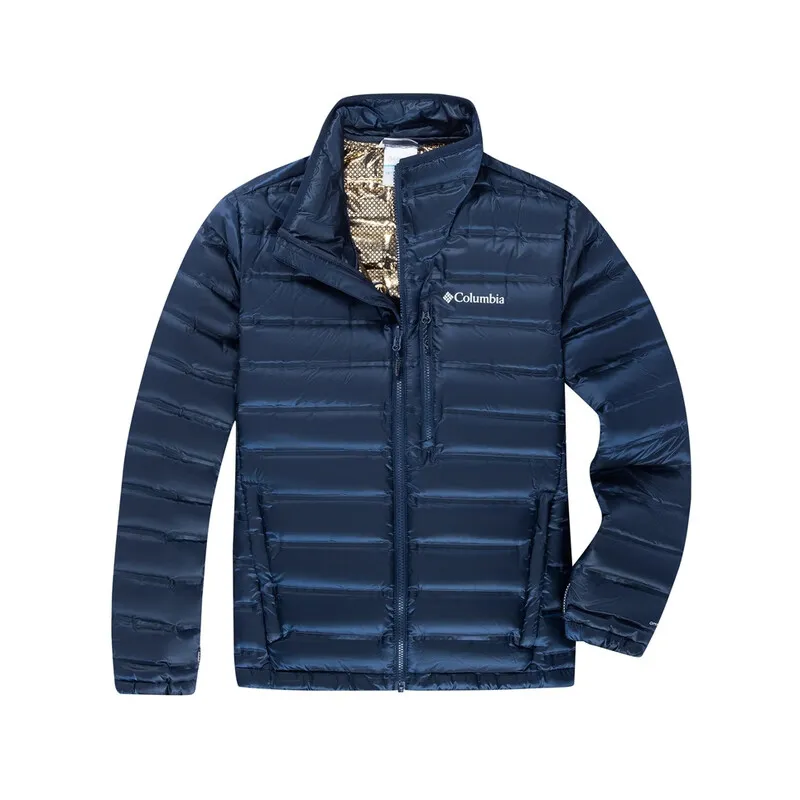Columbia Omni Heat Down Jacket Men's Navy Blue