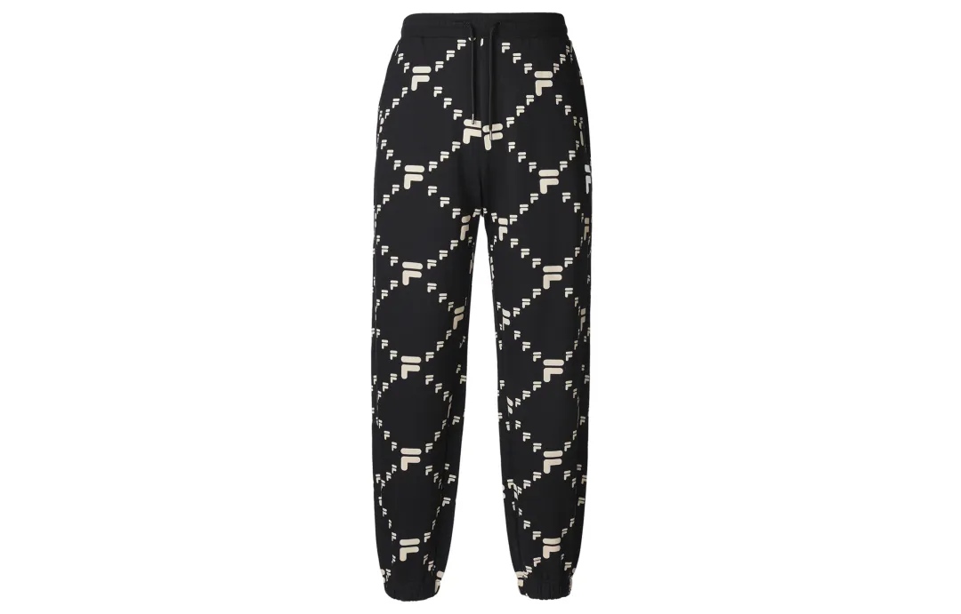 FILA FUSION TOKYO STUKIO Knitted Sweatpants Men's Pitch Black