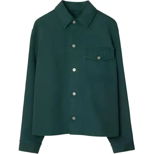 Burberry EKD-embroidered cotton jacket