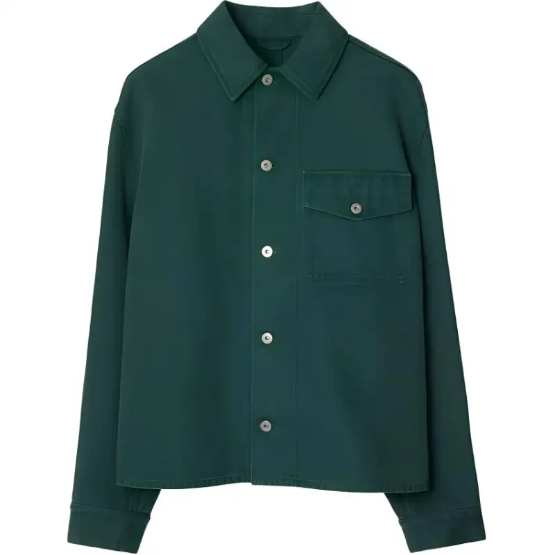 Burberry EKD-embroidered cotton jacket