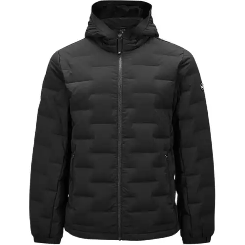 Skechers Sports Life Collection Down Jacket Men's Carbon Black