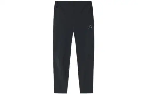 ANTA Life Collection Knitted Sweatpants Men's Black Thin Straight Fit Pants