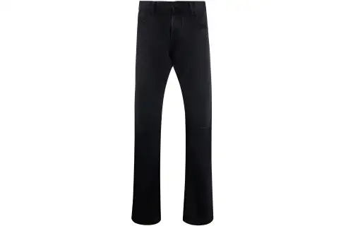 OFF WHITE Dinosaur Series Jeans Men's Black Moderate Slim Fit Pants