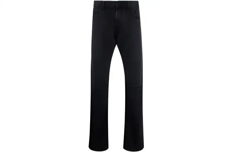 OFF WHITE Dinosaur Series Jeans Men's Black Moderate Slim Fit Pants