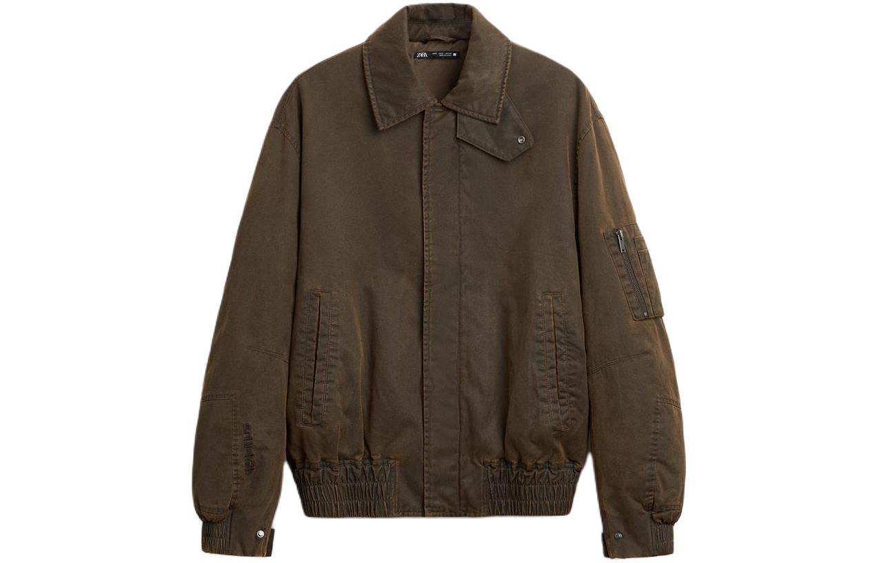 ZARA Jackets & Coats Men's Brown