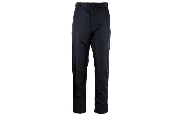 PRADA Casual Pants Men's Black Moderate Straight Fit Pants