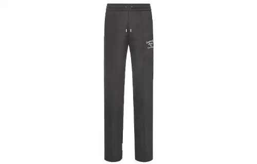 DIOR Quarterly New Products SS22 Knitted Sweatpants Men's Gray