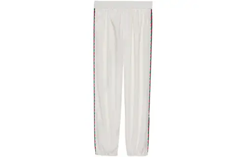 GUCCI SS22 Knitted Sweatpants Men's White