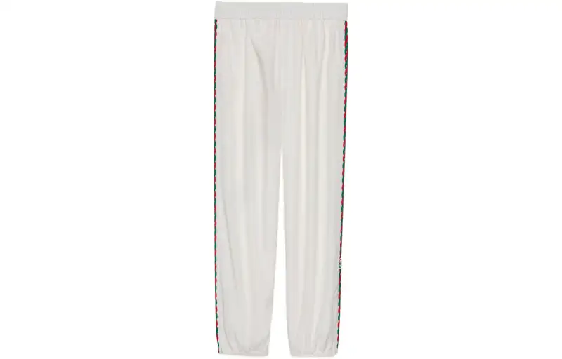 GUCCI SS22 Knitted Sweatpants Men's White